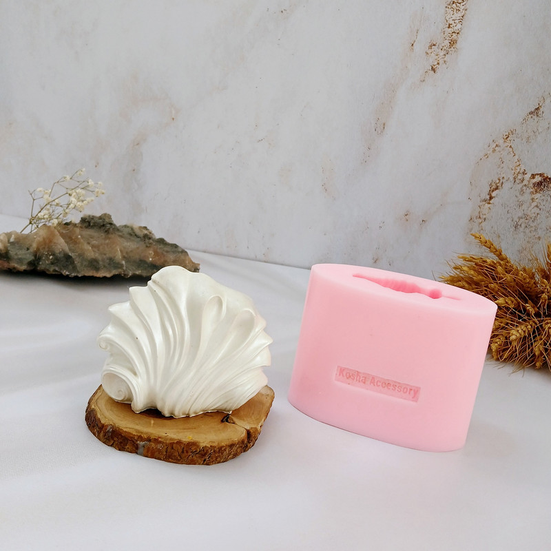 قالب شمع کوشا اکسسوری مدل صدف موج