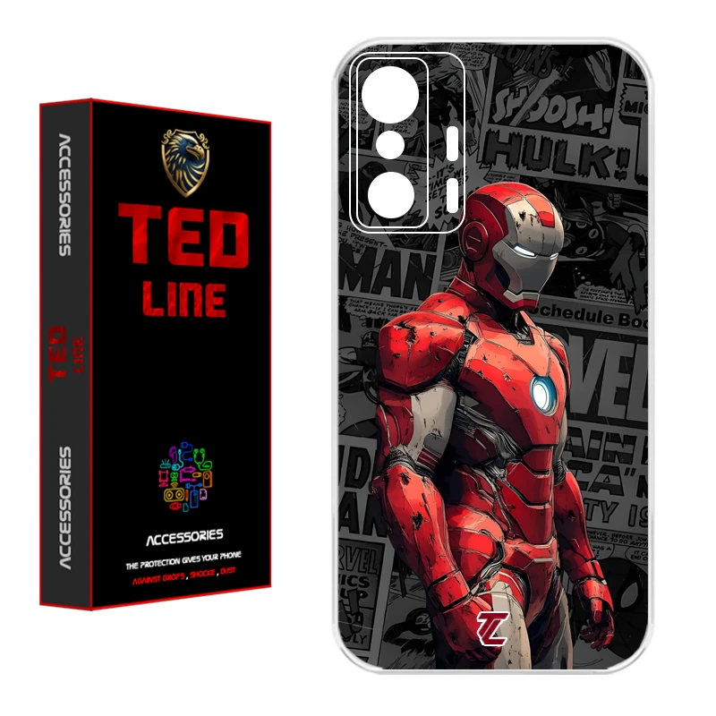 کاور تدلاین طرح آیرون من کد 1161 مناسب برای گوشی موبایل شیائومی Mi 11T / 11T Pro