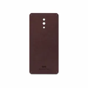 MAHOOT Matte-Dark-Brown-Leather Cover Sticker for Oppo RENO 10X