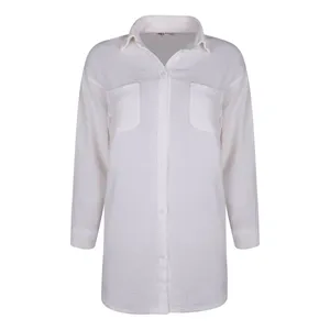 مانتو زنانه مدل اسپرت دوجیب پیراهنی 