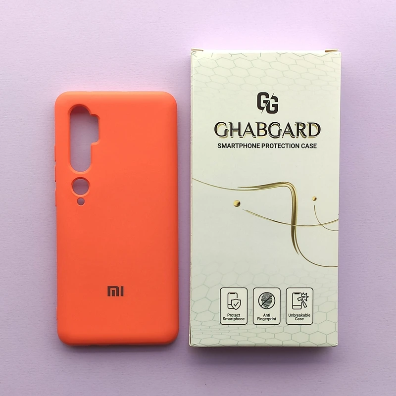 کاور قاب گارد مدل سیلیکونی ساده مناسب برای گوشی موبایل شیائومی MI Note 10 / MI Note 10 PRO