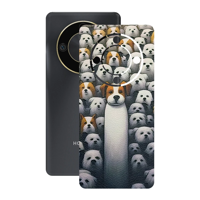 برچسب پوششی ریمکس مدل Leth طرح سگ مناسب برای گوشی موبایل آنر X9b