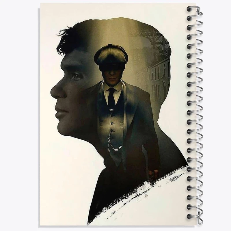 دفتر مشق 100 برگ خندالو طرح سریال پیکی بلایندرز Peaky Blinders کد 3202