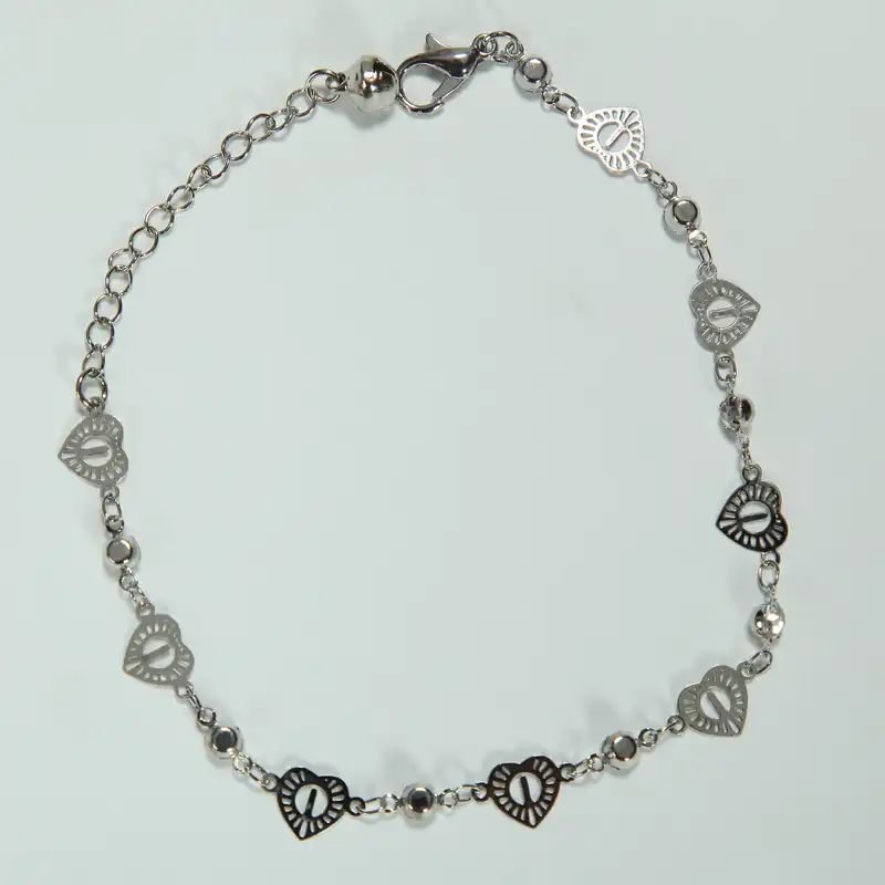 پابند زنانه طرح قلب مدل عشق