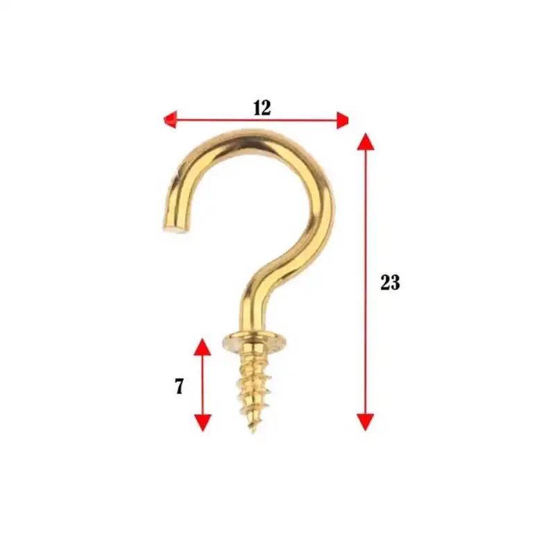 قلاب پیچ مدل L12 بسته 6 عددی