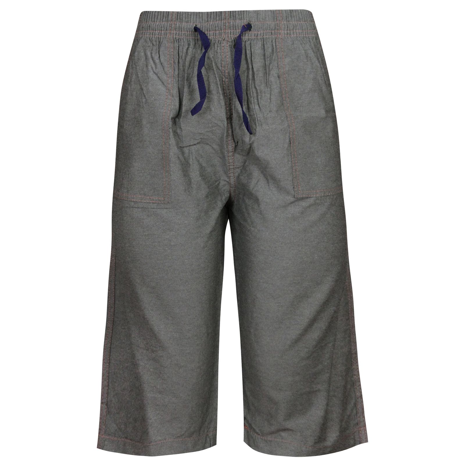 شلوارک مردانه ماییلدا مدل کتان کد 3905 رنگ طوسی