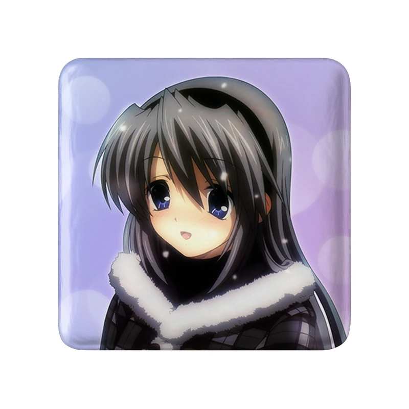 مگنت خندالو طرح ساکاگامی انیمه کلاناد Clannad  مدل مربعی کد 22401