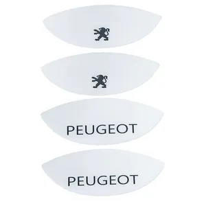 برچسب زیر دستگیره خودرو کالانیکس مدل BAR-207WHT-100273 طرح ژله ای مناسب برای پژو 206 مجموعه 4 عددی