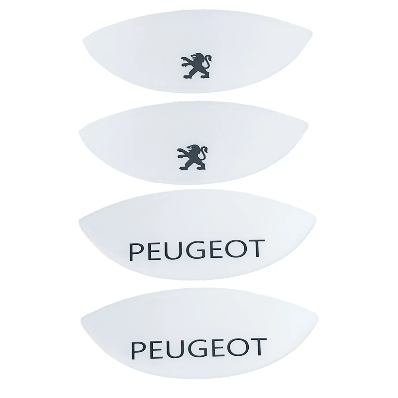 برچسب زیر دستگیره خودرو کالانیکس مدل BAR-207WHT-100273 طرح ژله ای مناسب برای پژو 206 مجموعه 4 عددی