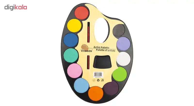 آبرنگ 12 رنگ پالتی ونیدز مدل BNP1