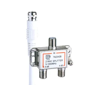تقسیم کننده 1 به 2 F PIN به F PIN همراه با کابل RG-6 دایو مدل TA2342B