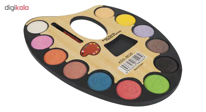 آبرنگ 12 رنگ پالتی مدل BNP3