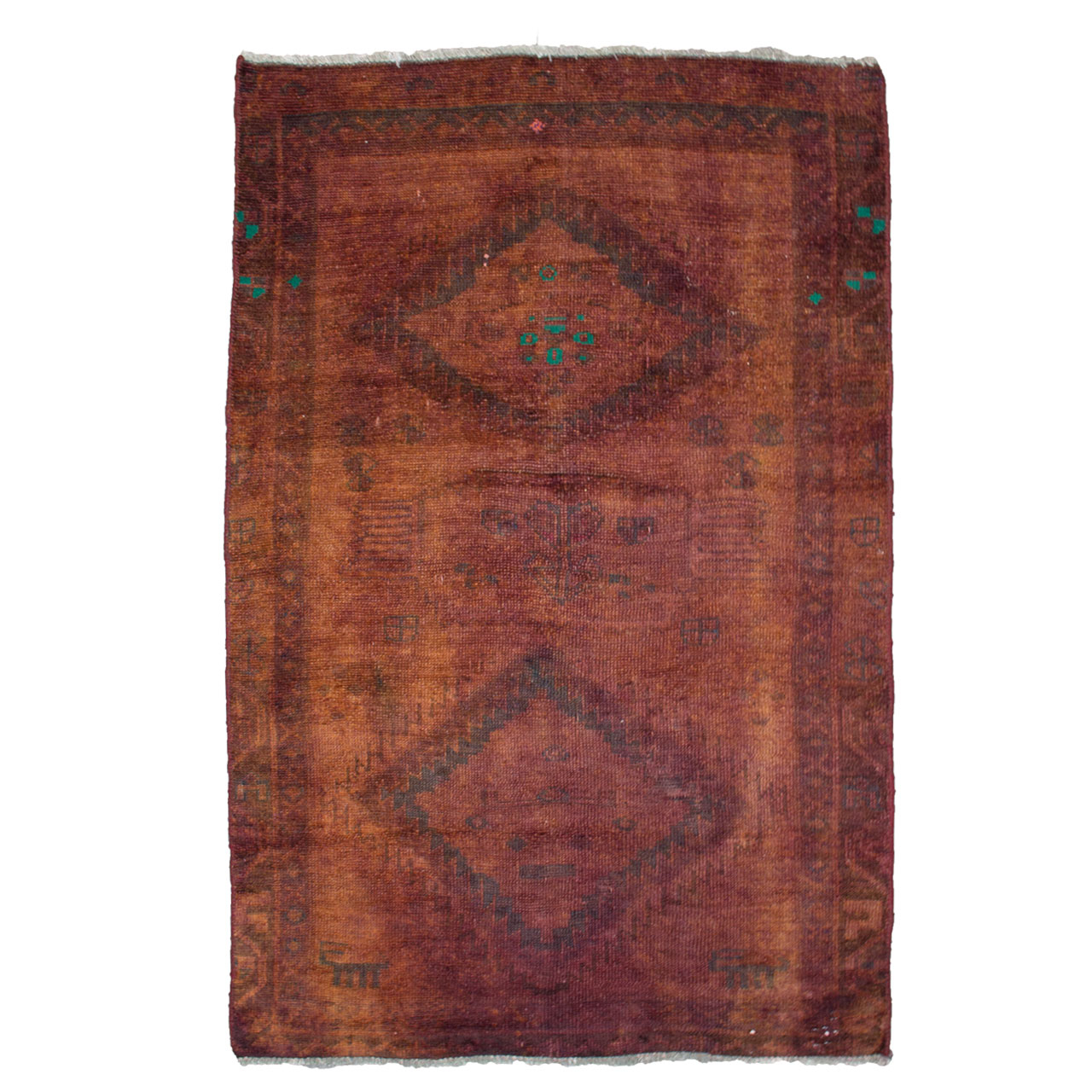 فرش دستباف وینتج یک و نیم متری کد 1180