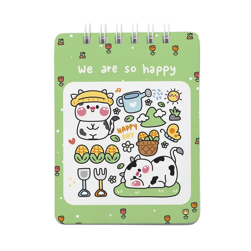 دفترچه یادداشت 80 برگ مدل گوساله تپل