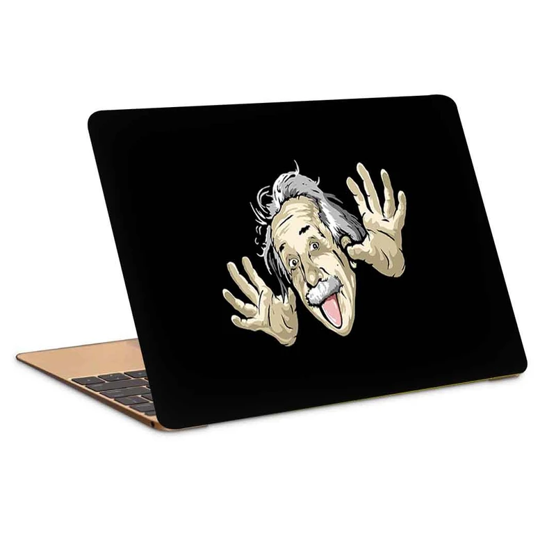 استیکر لپ تاپ طرح funny of einsteinکد c-305مناسب برای لپ تاپ 15.6 اینچ