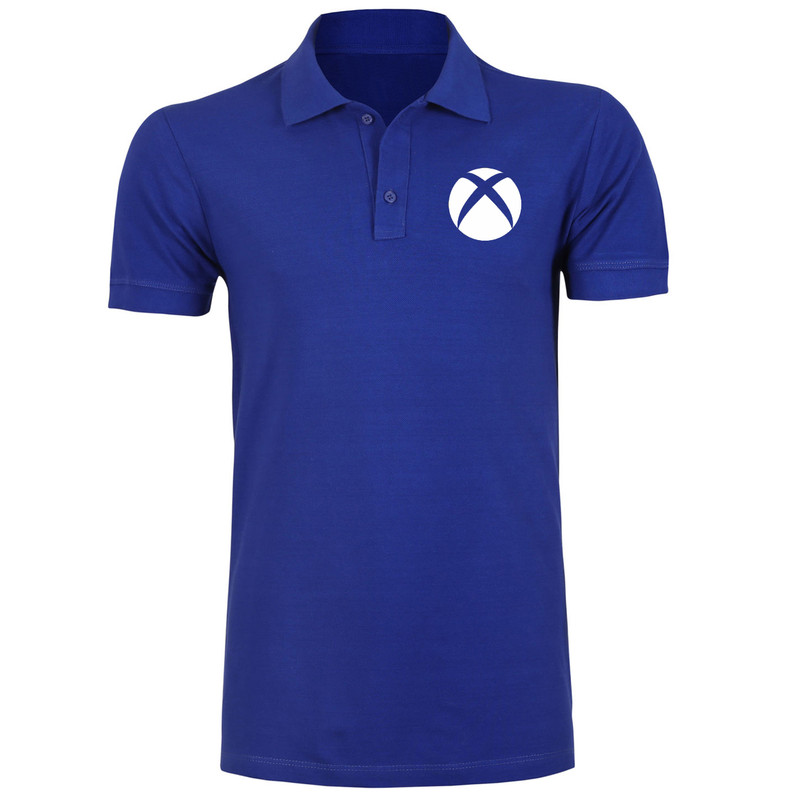 پولوشرت آستین کوتاه مردانه مدل توپ X208 رنگ آبی