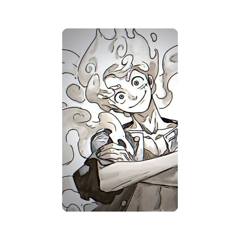 استیکر کارت مدل انیمه طرح وان پیس مانکی دی لوفی one piece Monkey D Luffy کد 6397