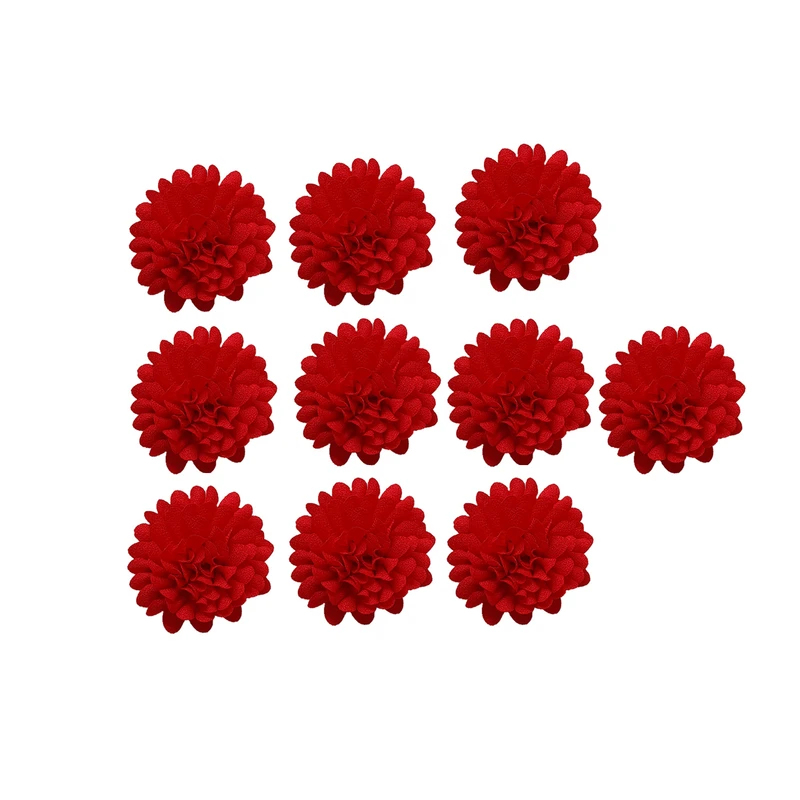 گل تزئینی مدل گل داوودی کد 3r بسته 10 عددی