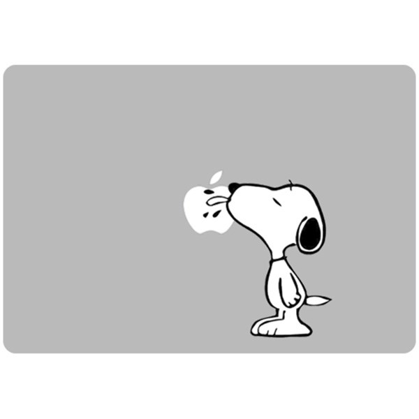 برچسب تزئینی ونسونی مدل Snoopy Licking مناسب برای مک بوک