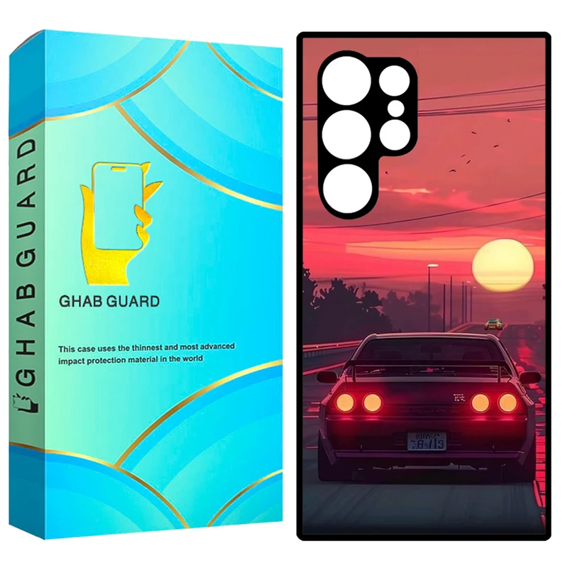 کاور قاب گارد طرح ماشین مدل GCHPS23U مناسب برای گوشی موبایل سامسونگ Galaxy S23 Ultra 5G