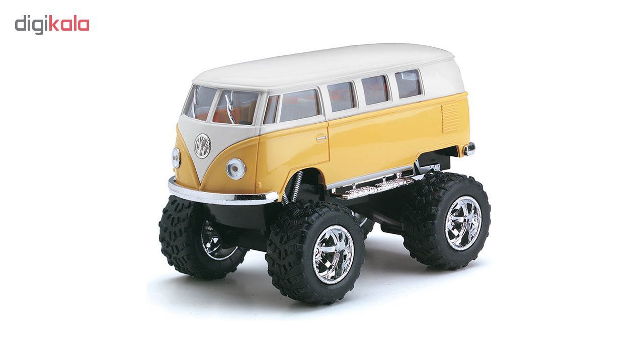 ماشین بازی کینزمارت مدل Volkswagen Classical Bus 1967 Off Road