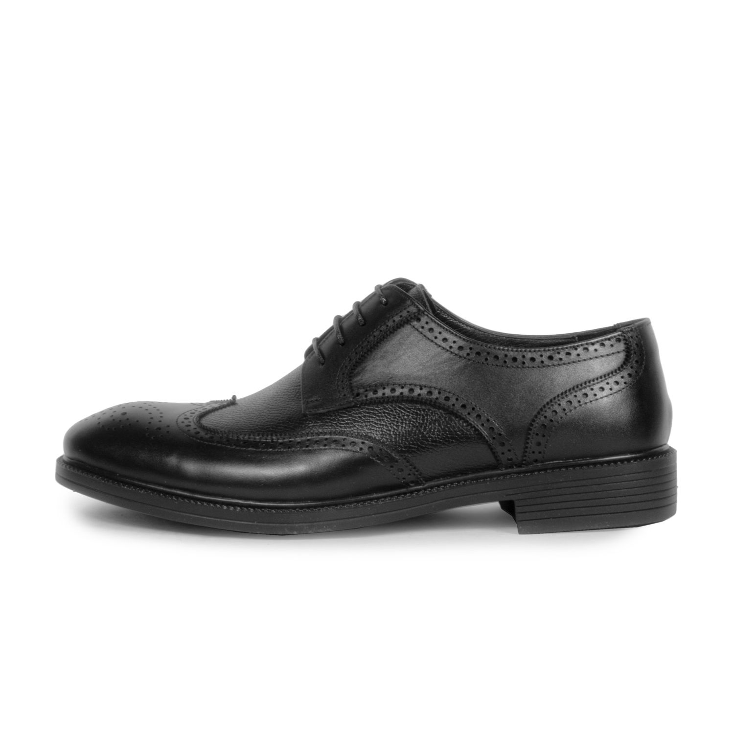 کفش مردانه چرم عطارد مدل چرم طبیعی کد SH136 -  - 1