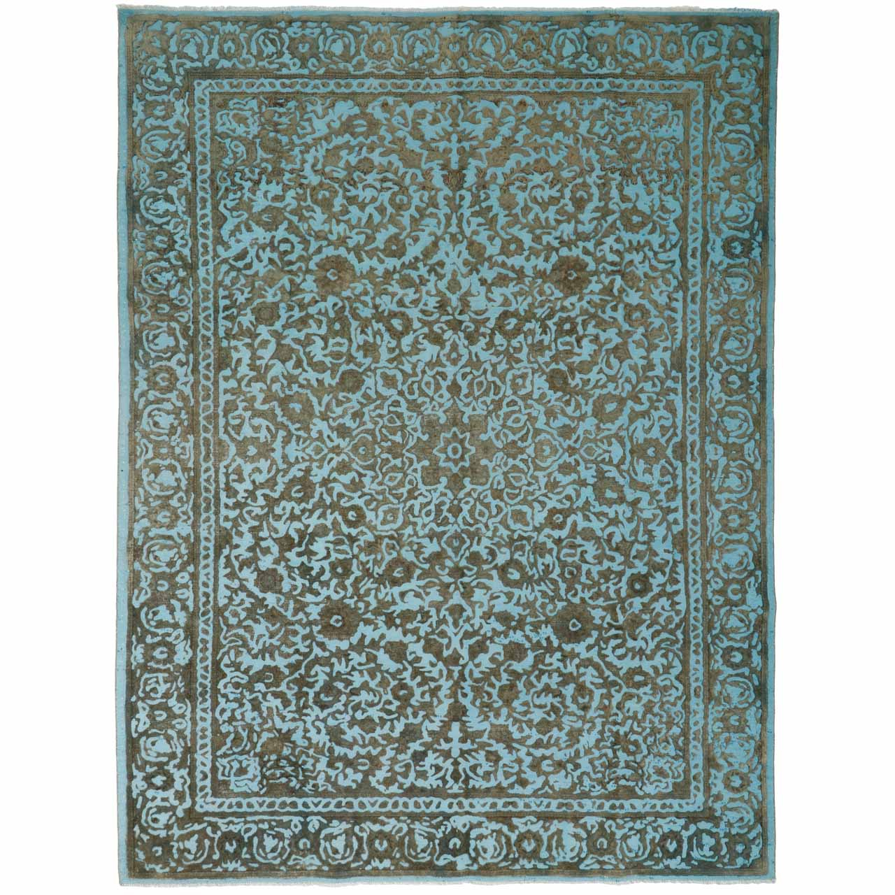 فرش دستبافت رنگ شده ده متری کد 32003