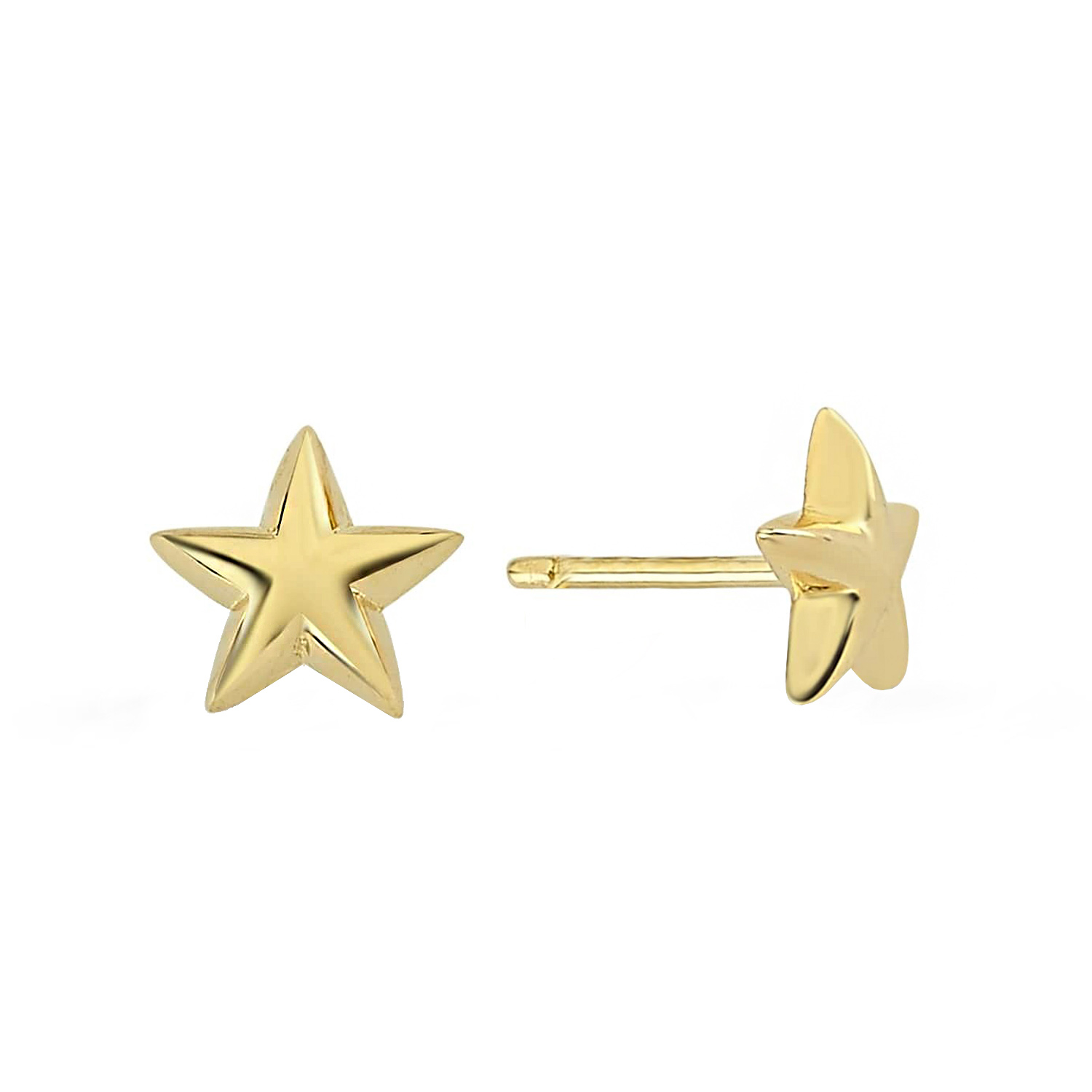 گوشواره طلا 18 عیار نیکان زر مدل GE103