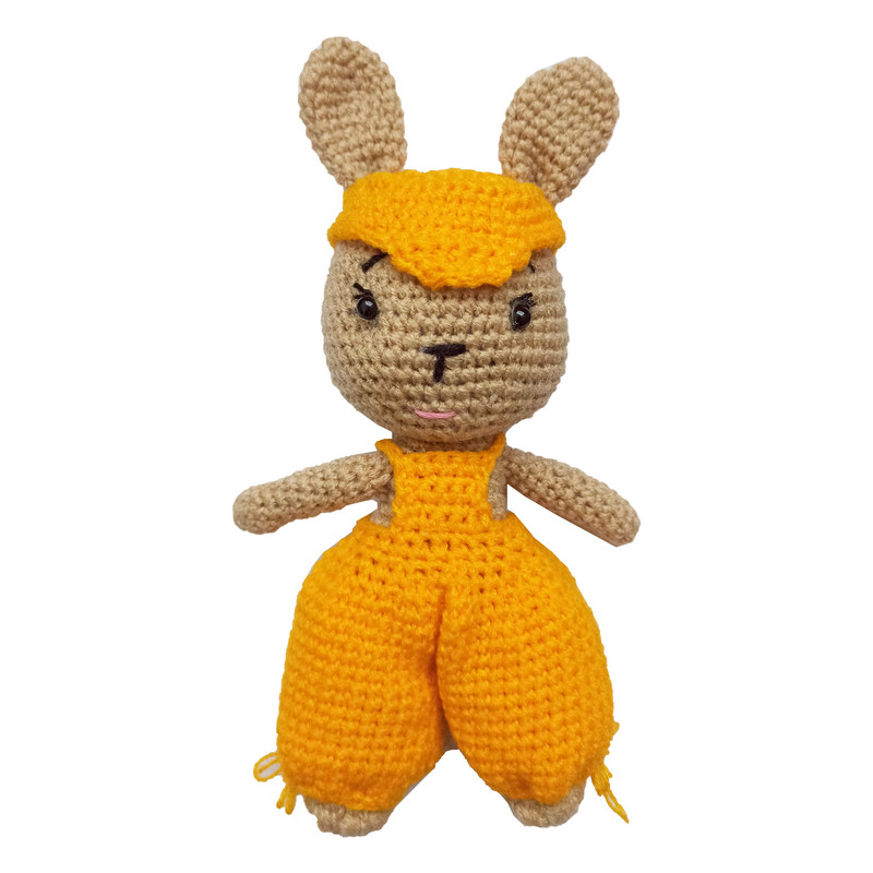عروسک بافتنی مدل خرگوش طرح پسر اسپانیایی کد 002