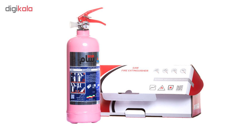 کپسول آتش نشانی پودر و گاز سام 1 کیلوگرم