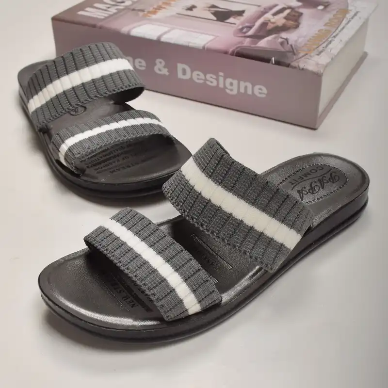 دمپایی زنانه پاپا مدل GRY.2822