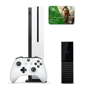 مجموعه کنسول بازی مایکروسافت مدل Xbox One S ظرفیت ۱ ترابایت به همراه ۱۰۰ عدد بازی