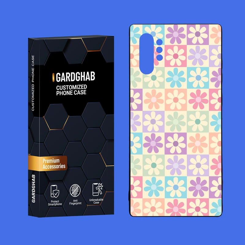 کاور گارد قاب مدل دورژله ای پشت گلس دخترانه مناسب برای گوشی موبایل سامسونگ Galaxy Note 10 Plus