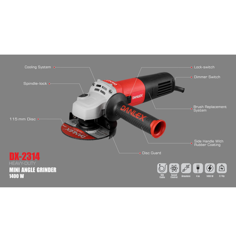 مینی فرز دنلکس مدل DX-2314 مینی فرز دنلکس مدل DX-2314