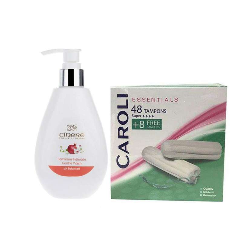 ژل بهداشتی بانوان سینره مدل Orchid حجم 180 میلی لیتر به همراه تامپون کرولی مدل Super بسته 8+48 عددی ژل بهداشتی بانوان سینره مدل Orchid حجم 180 میلی لیتر به همراه تامپون کرولی مدل Super بسته 8+48 عددی