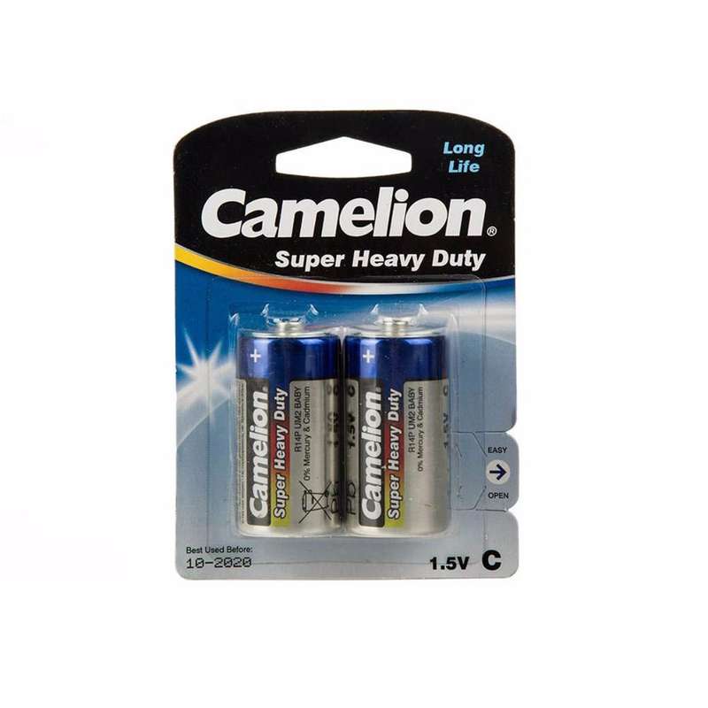 باتری C کملیون مدل Super Heavy Duty بسته 2 عددی باتری C کملیون مدل Super Heavy Duty بسته 2 عددی