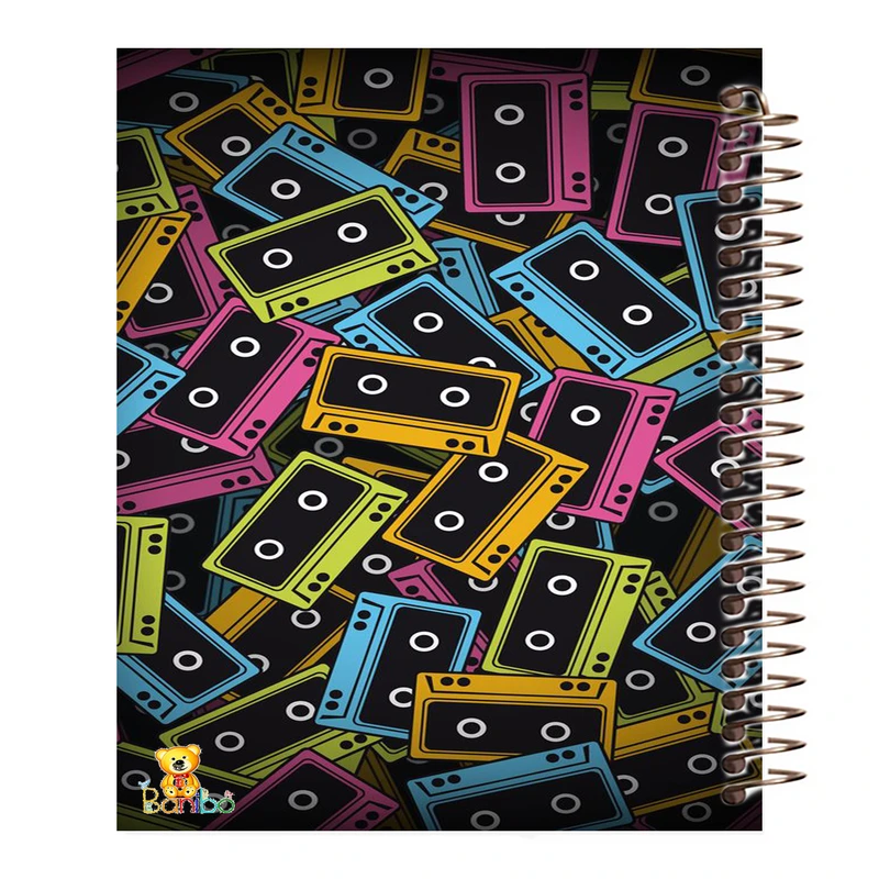 دفتر مشق 100 برگ بانیبو طرح  نوار کاست کد 948