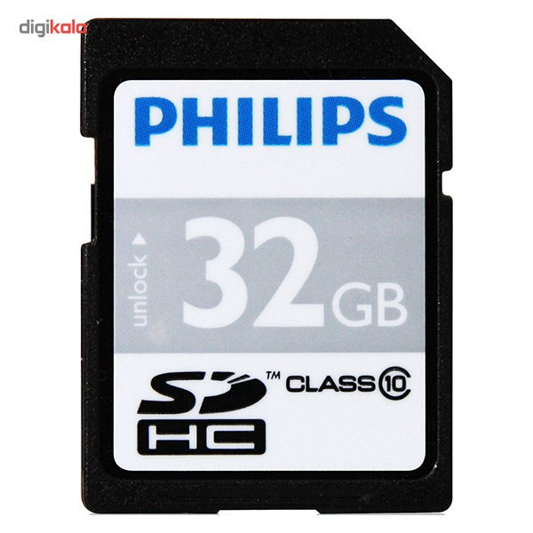 کارت حافظه فیلیپس SD Card FM32SD45B Class10 32GB 2