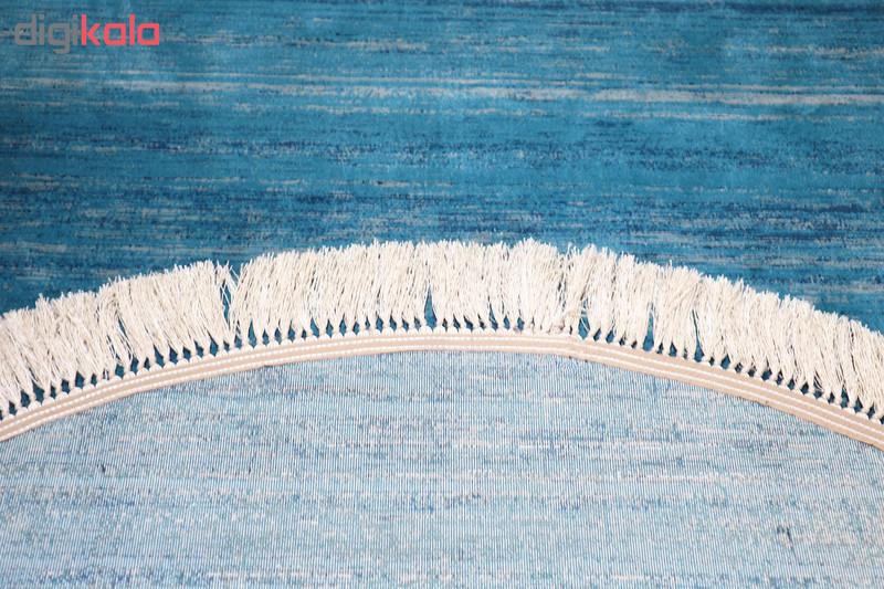 فرش ماشینی رادین اصفهان طرح گرد گبه 14 رنگ زمینه کله غازی