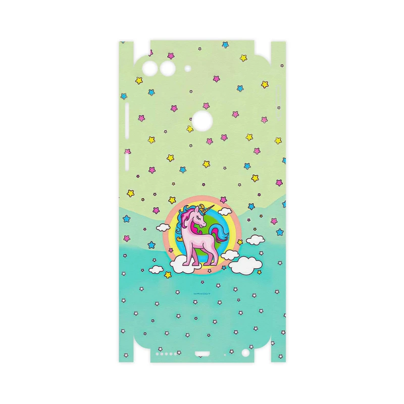 برچسب پوششی ماهوت مدل Rainbow unicorn adventure-FullSkin مناسب برای گوشی موبایل هوآوی P Smart