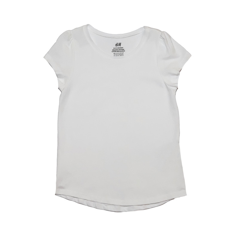 تی شرت آستین کوتاه دخترانه اچ اند ام کد 2619