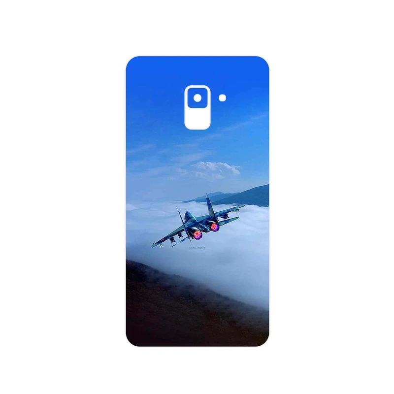 برچسب پوششی ماهوت مدل Fighter plane Su27 مناسب برای گوشی موبایل سامسونگ Galaxy A8 Plus 2018