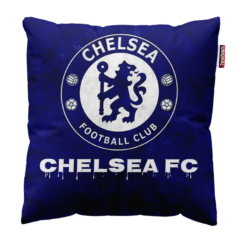 کوسن پاد آفرین طرح باشگاه چلسی کد 2309 سایز 30*30 سانتی متر