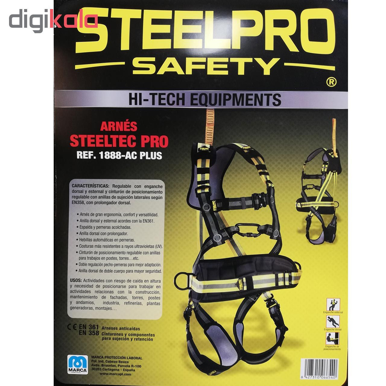 هارنس استیل پرو سیفتی مدل STEELTEC PRO