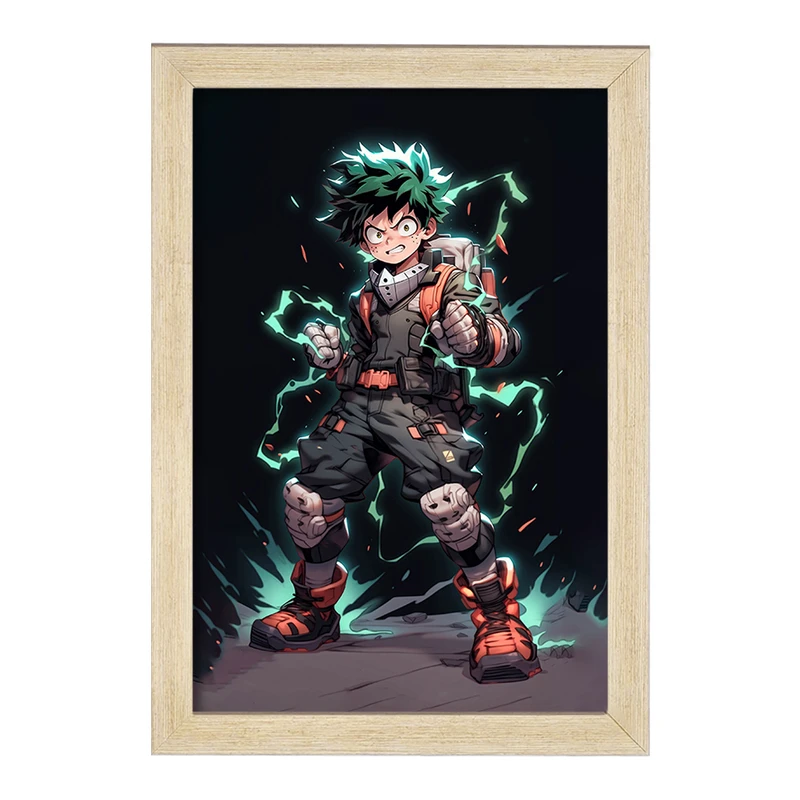 تابلو خندالو مدل انیمه آکادمی قهرمان من کد F2839