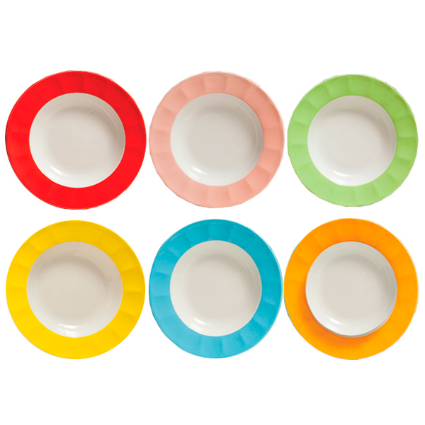 پیش دستی چینی زرین ایران مدل عاریسا مجموعه 6 عددی