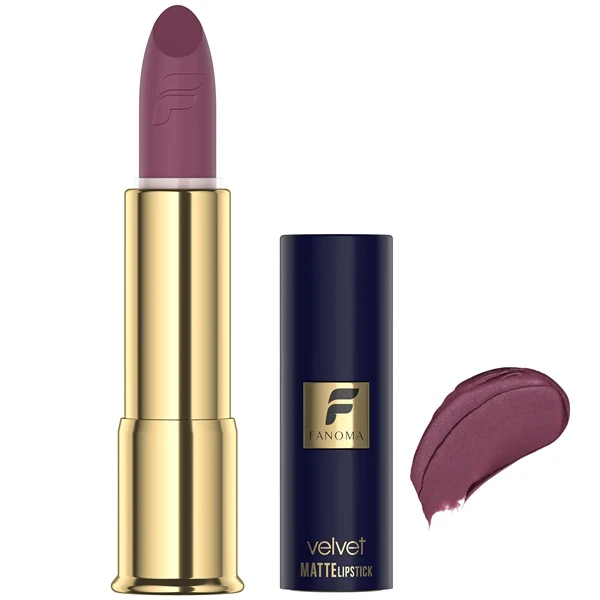 رژ لب جامد مات فانوما مدل VM رنگ بنفش شماره 16