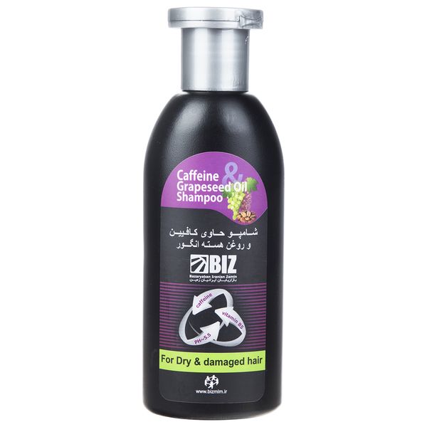 شامپو بیز مدل Caffeine Grapeseed مقدار 300 گرم شامپو بیز مدل Caffeine Grapeseed مقدار 300 گرم