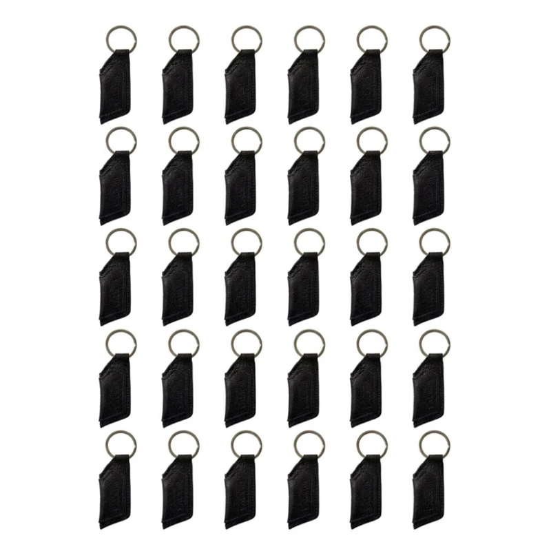 جاکلیدی چرم یلسان مدل دیمن کد 160-BF-01 بسته 30 عددی