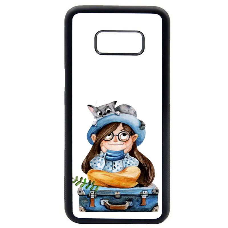 کاور طرح دخترانه مدل 0444 مناسب برای گوشی موبایل سامسونگ galaxy s8 plus
